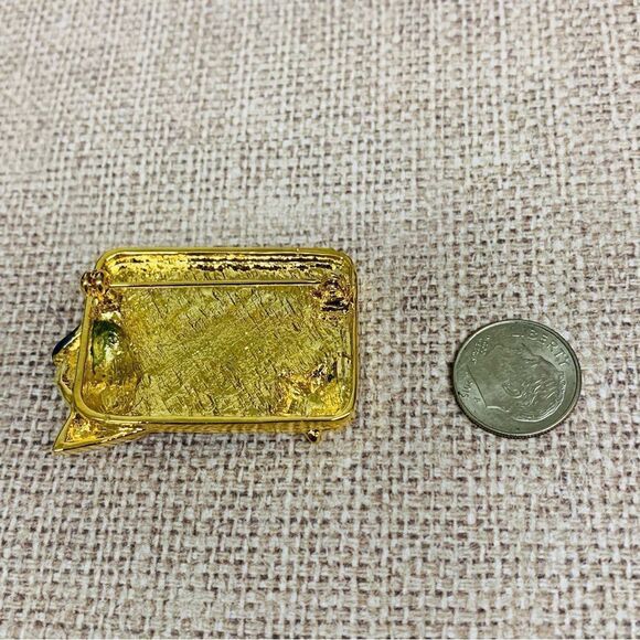 Gold Teacher Affirmation Brooch - Picture 2 of 2